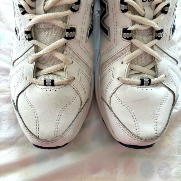 New Balance MX608WN5 White Blue Crosstrainers Leather sneakers SZ 7.5 Worn 1X main image 6